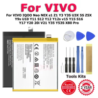 XDOU Battery For VIVO IQOO Neo NEX s1 Z1 Y3 Y3S U3X 5S Z5X Y9s U10 Y11 S12 Y12 Y12s v15 Y15 S16 Y17 Y20 20i V21 Y35 Y53S X80 Pro