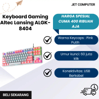 Keyboard Gaming Altec Lansing ALGK-8404 Pink White