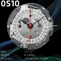 New Genuine Miyota 0S10 Watch Movement Citizen Date At 3/4 OS10 Original Quartz Mouvement Automatic Movement Watch Parts