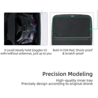 Storage Bag Carrying Case Protective Box for D-JI FPV Goggles V2/FPV Combo Drone X37A