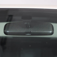 For Toyota 86 2022-2023 For Subaru BRZ 2022-2023 Real Carbon Fiber Car Indoor Mirror Cover Trim Sticker Car Accessories