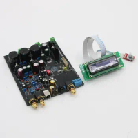 Assemble AK4495SEQ+AK4118 DAC Audio Decoder Board Optical Fiber Coaxial USB With Display