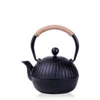Cast Iron Tea Pot, Small Pumpkin, Southern Japan, Iron Pot, Uncoated, 550ml