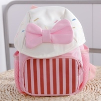 Balo trẻ em Mamago đính nơ xinh xắn (Hồng)