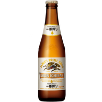 KIRIN 一番搾啤酒玻璃瓶 (24入)