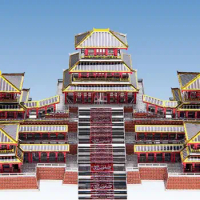 Epang Palace 3D Metal Puzzle Model Kits Assemble Jigsaw Toys
