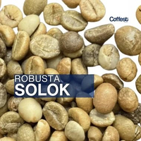 [Green Bean] ROBUSTA SOLOK NATURAL 1kg | Biji Kopi Mentah Grade 1 Espresso Blend Base
