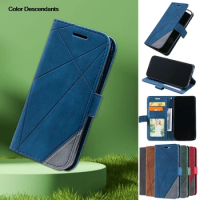 Phone Cases for Samsung Galaxy A54 A34 A14 5G A24 4G Wallet Case SamsungA54 SamsungA34 Flip Funda Leather Cover Geometric Coque