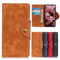 Copper Buckle Case For SONY XPERIA 5 1 10 V III LITE Phone Case Matte Leather Magnet Book Cover FOR XPERIA 5 1 III Animal Coque