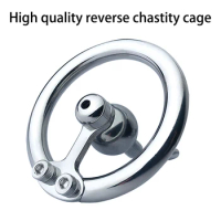 Male inverted reverse chastity belt high quality metal stainless steel penis cage chastity cage BDSM sex toy