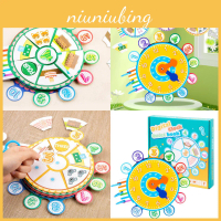 Wooden Childrens Digital Clock Quiet Book Early Education Toy For Kids Development