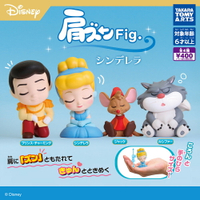 【日本正版】全套4款 仙履奇緣 倚肩公仔 扭蛋 轉蛋 倚肩睡眠公仔 靠肩睡眠 睡眠公仔 白馬王子 灰姑娘 傑克 魯斯佛 TAKARA TOMY - 084140