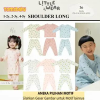 [TOMS] [1-5Tahun] LITTLE PALMERHAUS (1stel) Little Wear Shoulder Button LONG Sleeve (Stelan Baju Bay