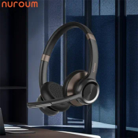 Nuroum HP30 Wireless Bluetooth Ai Noise Cancelling Office Headset For Conference System