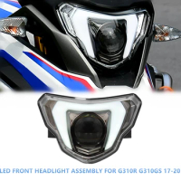 1X Full LED Front Headlight Assembly For BMW G310GS G310R 2017-2020 High/Low Beam Modified Motorcycle DRL Headlamp Projector