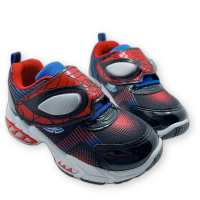 【樂樂童鞋】台灣製蜘蛛人電燈運動鞋(男童鞋 運動鞋 休閒鞋 布鞋)