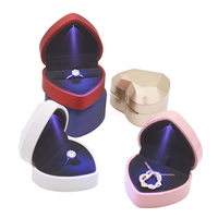 求婚戒指盒 高檔項鏈盒子禮物盒創意結婚首飾盒婚禮對戒盒鉆戒盒