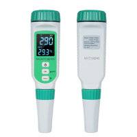 2-in-1 Salinity &amp; Temperature Meter Digital Salinity Meter Multifunction Salinity Gauge Electronic Waterproof Refractometer