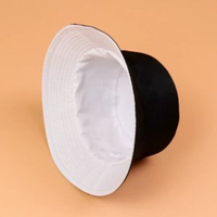 全城熱賣 - 雙麵漁夫帽女夏季日系遮陽太陽帽韓版潮男文藝百搭防曬紫外線帽子