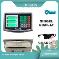 Temukan Tcs 300Kg / 2Kg Timbangan Duduk Digital Single Double Display Pagar Lipat Barang SINGEL DISP
