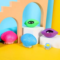 貝殼美人魚胚胎捏捏球搞怪捏不破整人整蠱玩具減壓玩具