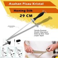 Alat Pengasah Asahan Pisau 29cm Dapur Stick Pengasah Pisau Baja Knife Sharpening Stainless Kristal