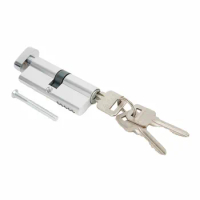 Brand New Lock Cylinder Accessories Keys Kit Multi-way Lock Silver Thumb Turn With Screw Against Theft Anti Pick