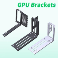 Black White Vertical GPU Mount Holder PCI-E X16 4.0 RTX2080ti GTX1080ti Graphics Video Card Extension Cable ATX Case Bracket