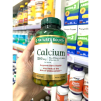 美國Nature's Bounty 鈣片 600毫克+維他命D3, 120粒速釋軟凝膠