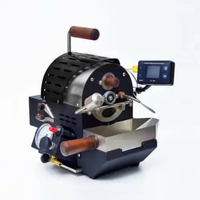 WExSUJI Mini Coffee Roaster 100 Mesin Sangrai Kopi Black