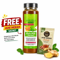 Madu Mint ALAMI Java Hills 320gr - Membantu Meredakan Flu & Batuk, Melegakan Pernapasan, Sensasi Min