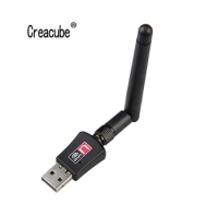 Creacube 300M USB WiFi Adapter Network Card WiFi LAN Adapter WiFi Dongle 802.11N WiFi Receiver for PC Win 10