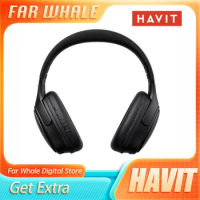 H630bt Havit Earphones Tws Wirless Bluetooth Gaming Headset With Mic Earbuds Over-Ear Noise Reduction Music Laptop Pc For Gamer