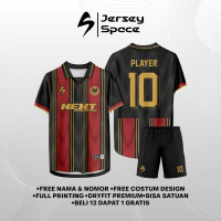 JS97 - Vintage Jersey Futsal Jersey Full Printing Jersey Free Custom Design Add Name Number and Logo