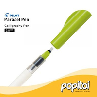 Pilot Parallel Calligraphy Pen 1.5 2.4 3.0 3.8 4.5 6.0 mm Pena Tulis Kaligrafi Ujung Pipih 3.8mm
