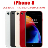 Original Apple Iphone 8 3GB RAM 64GB/256GB Hexa Core 12MP 4.7“/5.5” iOS Touch ID 4G LTE Fingerprint Used Phone