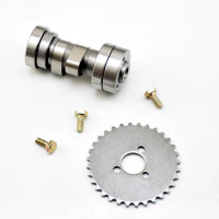Motorcycle Engine Cam Sprocket 32T Teeth With Camshaft For LIFAN LF 125cc Horizontal Engine Dirt Pit Bike Parts Quad ATV