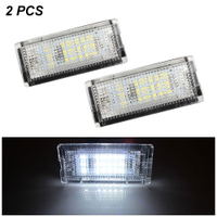 For BMW 3 Series E46 4D 5D 323i Sedan Touring1998-2003 2PCS 18 LED Number License Plate Light Lamp
