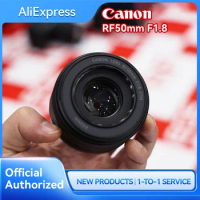 Canon Lens Canon RF50mm F1.8 STM For Canon R7 Full Frame Mirrorless RF Mount Cameras EOS R EOS RP EOS R6