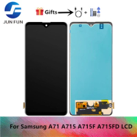 For Samsung Galaxy A71 LCD With Touch Screen Digitizer Sensor Glass Assembly For Samsung A71 Display A715 A715F A715FD