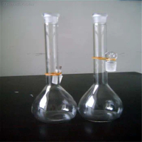 Quartz flask Volume=150ml/Round bottomed flask of quartz glass/Volumetric flask/Laboratory ware