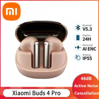 XIAOMI Bluetooth 5.3 Headphones Buds 4 Pro In Ear Earphones HiFi Sound Wireless Earbuds Built-in Mic Waterproof Sports Headest