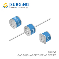5PCS Ceramic Gas Discharge Tube A81-A75X A81-C90X A81-A150X A81-A230X A81-A350 A81-A500 A81-A600 8*6mm 20KA Surge Protective