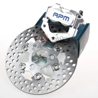 RPM motor Motorcycle Brake Calipers+200mm/220mm Disc Brake Pump Adapter Bracket+ Disc For Yamaha Aerox Nitro BWS 100 JOG 50 rr
