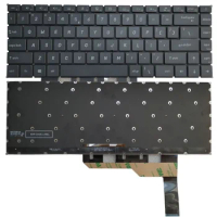 NEW US/Spanish laptop keyboard FOR MSI Modern 15 A10M A10RAS A10RBS MS-1551 white backlight