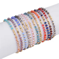 Bohemia Millet Beads Handmade Bracelet For Women Natural Stone Golden Accessories Friendship Bracelet Jewelry Party Gift
