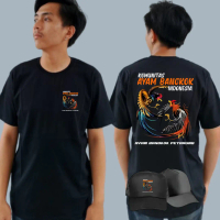 KAOS KOMUNITAS AYAM BANGKOK INDONESIA DESAIN KATA KATA KEREN BAHAN KATUN PREMIUM READY SIZE S-XXL FR