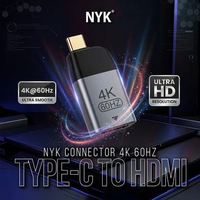 NYK Connector Type-C to HDMI 4k 60hz Video Adaptor