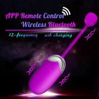 Smartphone App Remote Control Vibrator Eggs Bullet Vibrators Sex Toys for Woman Bluetooth Connect Vagina Kegel Ball Vibrator