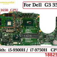 18825-1 For Dell Inspiron G3 3590 Laptop Motherboard with i5-9300h i7-9750h CPU GTX1650 GPU 100% Tested